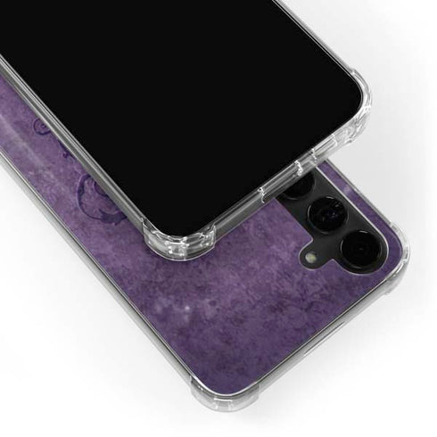 Purple Damask Butterfly by Brigid Ashwood Galaxy S24 Plus Clear Case